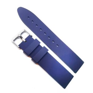 Curea Ceas „Navy Minimalist” 12S99 – Silicon Premium, Albastru Închis (18mm - 22mm)