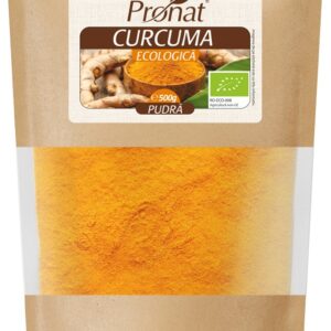Curcuma bio pudra, 500g Pronat