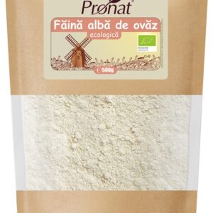 Faina alba de ovaz bio, 500g Pronat