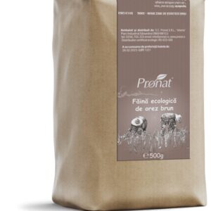 Faina de orez brun bio, 500g Pronat