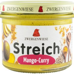 Crema tartinabila bio vegetala cu mango si curry, 180g Zwergenwiese