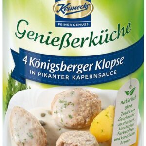 4 chiftele din carne de porc in sos picant de capere, 400g Keunecke