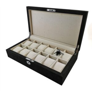 Caseta lemn pentru depozitarea 12 ceasuri Jacqueline