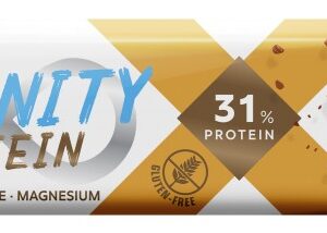 Baton proteic Infinity 31% proteina, cu caramel sarat, 55g Max Sport