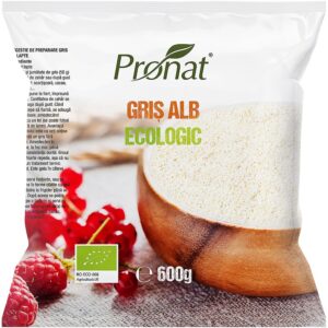 Gris alb bio, 600g Pronat
