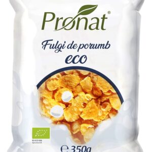 Fulgi de porumb bio, 350g Pronat