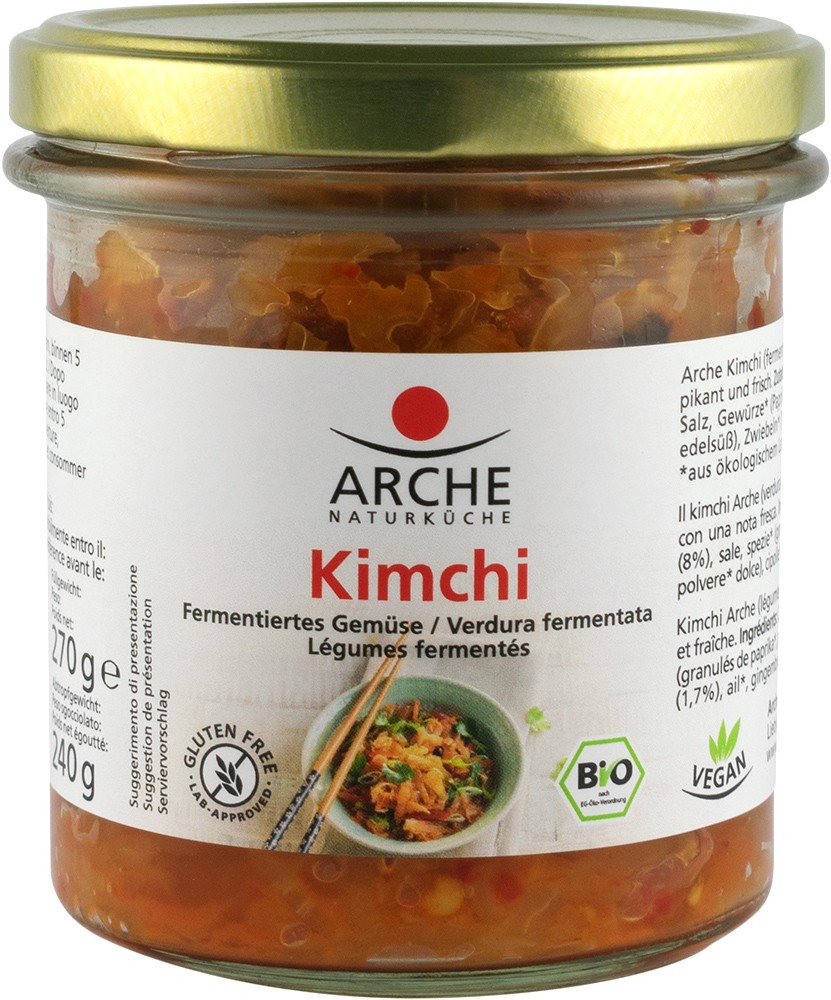 Kimchi bio, 270g / 240g Arche