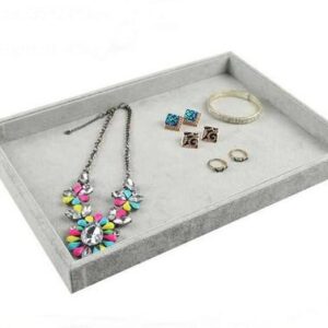 Tava Expunere Bijuterii Mare Gri WZ4352