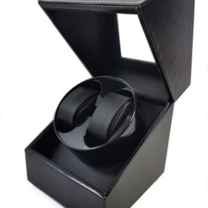 Watch Winder Negru Piele Ecologica 2+0 W135B