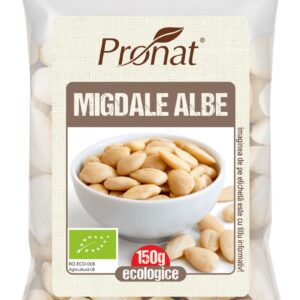 Migdale albe bio, 150g Pronat