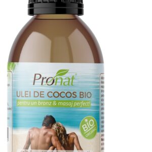 Ulei de cocos bio extravirgin pentru uz cosmetic, 100ml Pronat