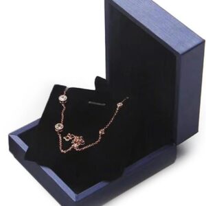 Cutie pentru lantisor sau cercei Albastra sau Gri WZ4426