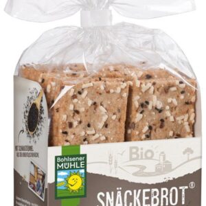 Paine bio crocanta cu cascaval si chimen negru, 200g Bohlsener Muhle