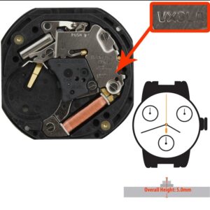 Mecanism ceas Quartz Hattori VX3L