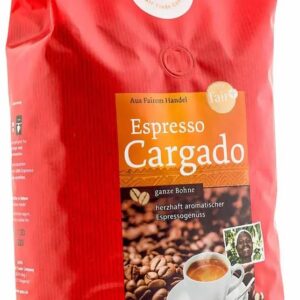 Cafea boabe Expresso Cargado, 1000g Gepa