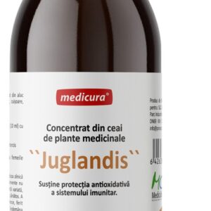 Concentrat din plante medicinale Juglandis, Nuc-Cuisoare-Pelin 500ml Medicura