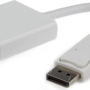 Adaptor GEMBIRD DisplayPort la DVI T/M, 10cm, White (A-DPM-DVIF-002-W)
