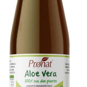 Suc de aloe vera 100%, bio, 330ml Medicura