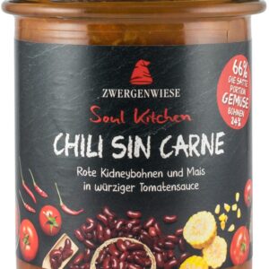 Chili bio fara carne, 370g Zwergenwiese Soul Kitchen