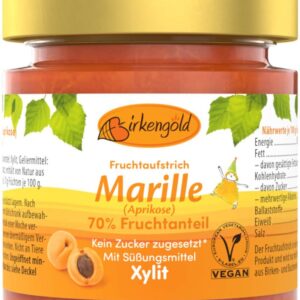 Gem de caise indulcit cu zahar de mesteacan, 200g Birkengold