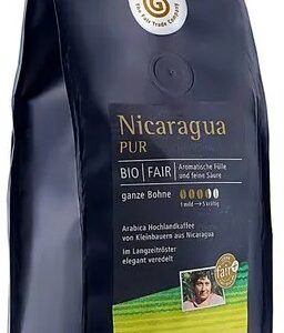 Cafea bio boabe Nicaragua Pur, 250g Gepa