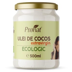 Ulei de cocos bio extravirgin, 500ml Pronat