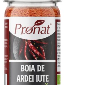 Boia de ardei iute bio, 50g Pronat