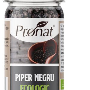 Piper negru boabe bio, 55g Pronat