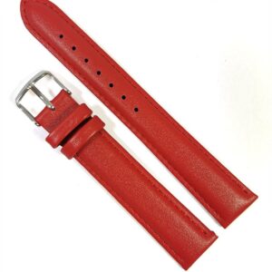 Curea Ceas Roșie din Piele Naturală – Finisaj Mat & Construcție Premium (WZ4686)