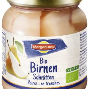 Compot bio de pere 350g Morgenland