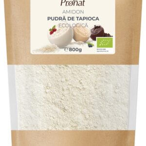 Amidon pudra de tapioca bio, 800g Pronat