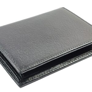 Portofel Barbatesc Negru din piele naturala WZ4704