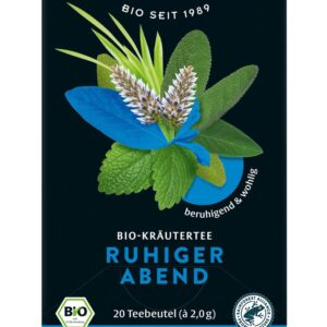 Ceai bio de plante Seara linistita, 20 pliculete a 2g / 40.0g Choice®