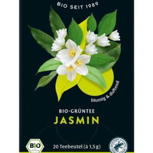 Ceai verde bio Jasmin, 20 pliculete a 1.5g / 30.0g Choice®