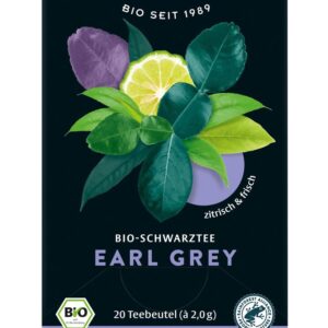 Ceai negru bio Earl Grey, 20 pliculete a 2.0g / 40.0g Choice®