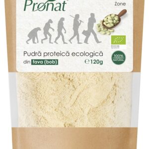 Pudra proteica bio din fava (bob), 120g Pronat