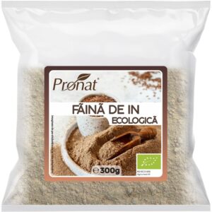 Faina bio din seminte de in, 300g Pronat