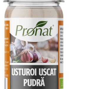 Usturoi bio uscat pudra, 60g Pronat