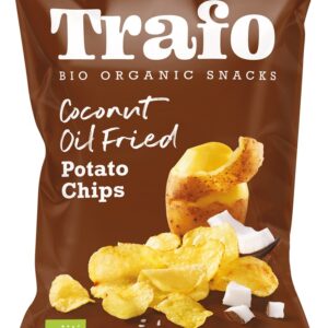 Chipsuri bio putin sarate, prajite in ulei de cocos, 100g Trafo