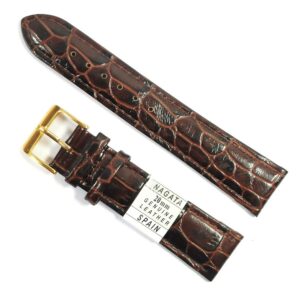 Curea Ceas Maro Inchis Piele Naturala Nagata 18mm 20mm 22mm WZ1525