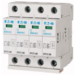 Descarcator SPCT2-385/4 4p, 385VAC, 4x20kA Eaton 167606