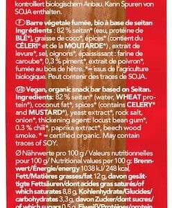 Baton bio Seitan cu ardei rosu iute, 40g Wheaty