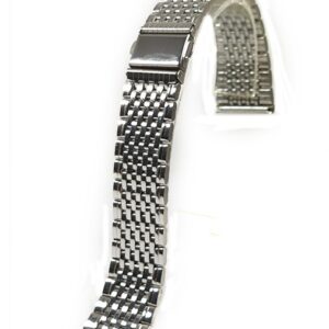 Bratara de ceas Argintie cu butoane laterale 20mm MT4759