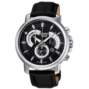 Ceas Bărbătesc Casio Beside BEM-501 – Cronograf Elegant cu Design Retro-Business