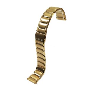 Bratara de ceas Aurie cu butoane laterale 20mm 6PVD69