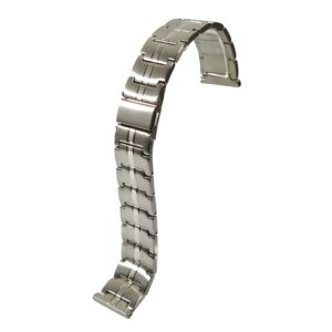 Brățară Ceas „Solid Steel” – Oțel Inoxidabil Argintiu, Model Masiv (20mm)