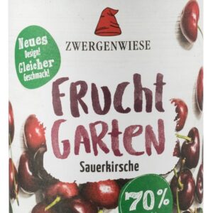 Gem bio de visine, indulcit cu sirop de agave, 225g Zwergenwiese