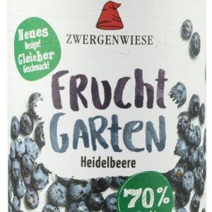 Gem bio de afine, indulcit cu sirop de agave, 225g Zwergenwiese