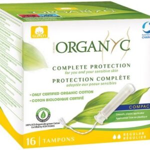 Tampoane Organyc REGULAR din bumbac organic, cu aplicator 16 buc Organyc