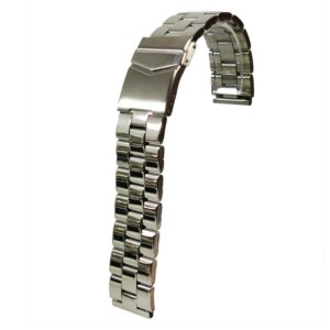 Brățară Ceas „Oyster Professional” – Oțel Inoxidabil Argintiu (18mm - 24mm)